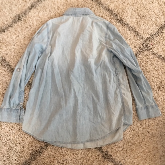 Chambray Maternity Top - Picture 3 of 3